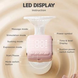 R for Rabbit Pure Wireless Electric Breast Pump with Automatic|Electrical pumping | (Peach) image 2