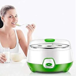 prexi yogurt maker machine for home 1 liters with Stainless Steel Inner Container | Automatic System dahi maker electric yogurt maker digital Curd maker electric yogurt maker. image 4