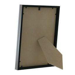amazon basics Rectangular Wood Matted Photo Frames | Wall Mount & Tabletop | Nickel Finish | Set of 2 Photo frames | Size: 13 x 18 cm x 1.5cm each image 4