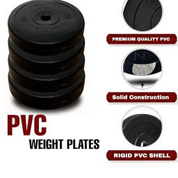 Home Gym Weight Set, 20 kg Barbell with Plates, EZ Curl Bar, Dumbbell Handles, Spring Collars (8 KG) image 2