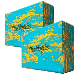 The Yogis Yoga Block | Yoga Brick (Set of 2, Extra Large Size), High-Density Premium EVA Foam Material for Strength, Balance, and Flexibility, Regular Size (9 x 6 x 3 inches, Set -2 with Belt) image 5