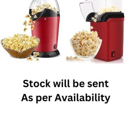 Drumstone 𝐖𝐈𝐓𝐇 𝟏𝟓 𝐘𝐄𝐀𝐑𝐒 𝐖𝐀𝐑𝐑𝐀𝐍𝐓𝐘 1200W Popcorn Maker with Quick Popping,Transparent Chute, Cool-Touch Handles,Oil-Free Option & Non-Slip Base – Ideal for Easy Snacking, Movie Nights image 3