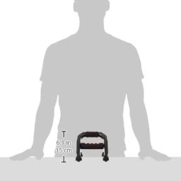 amazon basics 3 in 1 Push Up Bar, Abdominal Roller, Hand Grip image 4