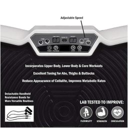 FITGETSET Vibration Plate Exercise Massager with Remote image 2