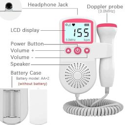 MCP Portable Handheld Fetal Doppler Baby Heart Rate Detection Monitoring Machine with in-Built Speaker image 4