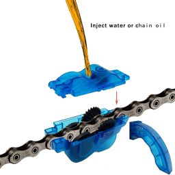 UDee Bicycle Chain Cleaning Tool Scrubber with Rotating Brushes Bicycle Clean Tool Set for Cycling image 3