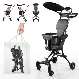 Antarkhoj Lightweight Travel Stroller for Baby & Toddlers - Easy Fold & Compact Foldable Baby Stroller Travel and Outdoor Use Sunshine Baby Stroller and 360 ° Rotating Seat,Adjustable Handle,Soft Wheel,No Assembly Requir image 1