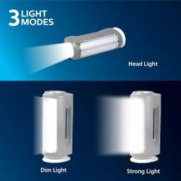 Philips Helio Multi-Functional Emergency Rechargeable LED Lantern| 3 Lighting Modes and Dimmability Brightness Control Method | 2200 mAH Battery image 3