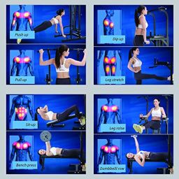 Dolphy Steel Free Standing Pull up Bar, Parallel Bar, Dips Station and Push up Bar- Power Tower image 4