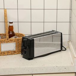Counter Toaster US Plug 4 Slices Breakfast Machine for Snacks Cooking Baking image 5