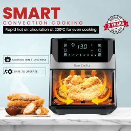 INALSA Air Fryer for Home 6.5L Capacity-1600 W with Digital Control and 8 Preset control|Quick Heat Circulation Variable Temp. Control, Baking,Grilling, Air Frying,Roasting up to 60 Min, 2 Yr Warranty image 5