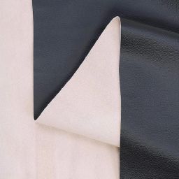 SAE Fabrics Upholstery Rexine Fabric/Artificial Leather Sheet - 140 cms Width - PU Mix, Matte Finish - 1 Meter Multiple - Color: Black image 1