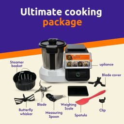 upliance AI Cooking Assistant | 500+ Guided Recipes | 16 Cooking Modes: Heat, Chop & More | Customize Recipes with AI | Eat Healthy | Touch Screen | Built-in Scale | WiFi, Mobile App | 1-Year Warranty image 3