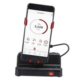 Mobile Phone Shaker Cellphone Pedometer Automatically Left Right Swing Steps Counter 6.1 x 4.6IN | Red (MST10-LUO) image 2