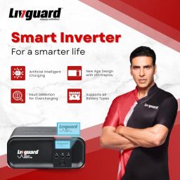 Livguard Smart SINE 1100i Inverter for Home, Office & Shops | 900VA/12V Pure Sinewave | Supports 1 Inverter Battery | Multi Function LCD Display with WiFi connectivity and Mob App Control image 3