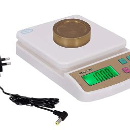 Electronic Kitchen Digital Weighing Scale with Tare Function with Adaptor (10 Kg-SF 400A) - White image 2