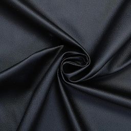 SAE Fabrics Upholstery Rexine Fabric/Artificial Leather Sheet - 140 cms Width - PU Mix, Matte Finish - 1 Meter Multiple - Color: Black image 2