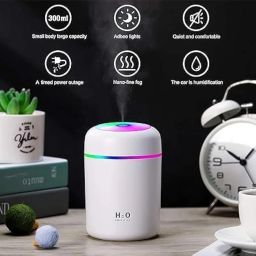 HUNNY BUNCH® Premium Humidifier for Room Moisture, Aroma Diffuser for Home, Mist Maker, Cool Mist Humidifier, Essential Oil Electric Diffuser (300 ML) image 4