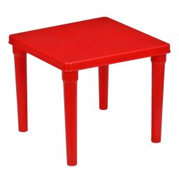 Nilkamal Genius Strong & Durable Plastic Table for Kids | Toy Table |Study Table| Laptop Desk | Dining Breakfast Table for Eating & Multipurpose (Red) image 2