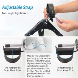 Jaini Enterprise Mini Pedal Exercise Cycle Fitness Bike For Exercise & Weight Loss With Digital Display of Many Functions, Ready to UseMini Pedal Exercise Cycle image 3