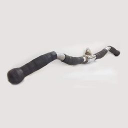 M ART HDL001 Zig Zag Handle | Curl Bar | Curl Handle | Triceps/Biceps Exercise | Rotating Bar.(Length Above to 50 cm). image 2