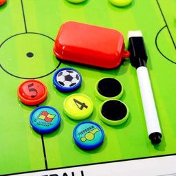 SLYK Portable Double-Sided Magnetic Coaching Board for Football, 18 x 12 inch, Professional Winning Strategy Training Assistant Tactics Board with Erasable Write-Wipe 2 in 1 Marker Pen image 5
