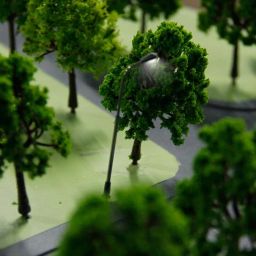MYADDICTION 10 x Model Street Lamp Lights Single Head for Model Train Layout Scenery Toys & Hobbies | Model Railroads & Trains | Z Scale | Other Z Scale image 1