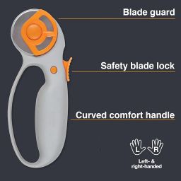 Precision Crafting Tools 45mm Rotary Cutter for Professional Rotary Cutting Blade for Cricut Crafting Machine Rotary Cutter Machine for Fabric DIY Crafting Loop Rotary Cutter image 2