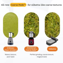Atomberg Zenova Mixer Grinder | Unique Coarse Mode for Silbatta-like Texture | Intelligent BLDC Motor | Safety Features | 4 Jars including Chopper | Hands-Free Operation (Red Wine) image 2