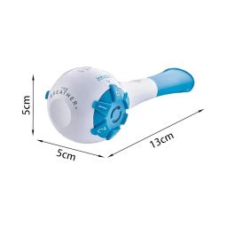 LYLA Lung Exercise Device Exerciser Natural Breathing Trainer Adjustable Blue image 1