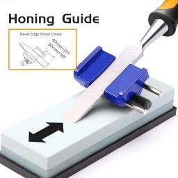 HiFam Honing Guide Jig for Wood Chisel Edge Sharpening Holder, Fixed Angle Knife Sharpener, Sharp Pebble Honing Guide, Honing Guide Tool, Clamping Range 0-55mm image 3