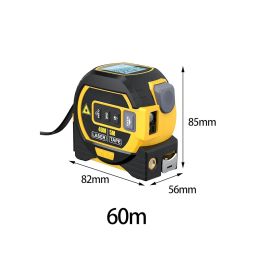 ATORSE Digital Rangefinder Multi Use Measuring Tool for Area Distance Measurement 60m Yellow image 2