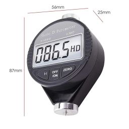 MERISHOPP Digital Shore Hardness Durometer Tester Tyre Rubber LCD Display Meter New D image 1