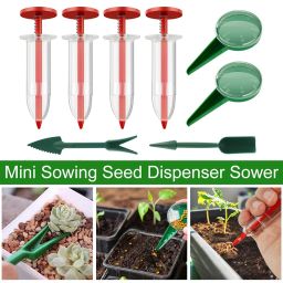 Mini Seed Spreader Set Manual Sowing Dibber and Widger Set for Vegetables image 3