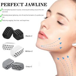 RAMNATH Jawline Exerciser for Man and Woman 3 Resistance Levels (3 pcs) BPA Free Silicone Jaw Exerciser Gum Tablets Jaw Trainer & Jaw Exerciser Shaper for Beginner, Intermediate & Advanced Users. image 1