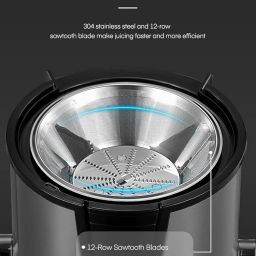 CPENSUS juicer machine for home cold press extraction with 3 speed control 3" wide mouth 400W citrus Veg with double lock system (1.6 L) image 2