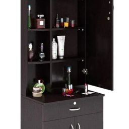 RESHUZ Engineered Wood Quality Assured Furniture Modern Dressing Table with 2 Drawer Already Assembled (H72 x L18x D24) (DT03FT14) image 1