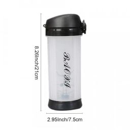 SatnamMaart Unbreakable 450 ML Personal Manual Juice Extractor Bottle Durable BPA-Free Non-Toxic Blender for Juice, Milkshake, Smoothie image 2