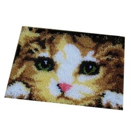 LOOM TREE Latch Hook Kits with Basic Tool and Instruction for Rug Making Cat image 5