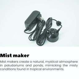 GreenGrapesStudio Cool Mist Maker Fogger for Indoor Fountain, Plant Humidifier, Aroma Diffuser | Ultrasonic Single Mist Machine for Home & Office – Compact & Silent image 1