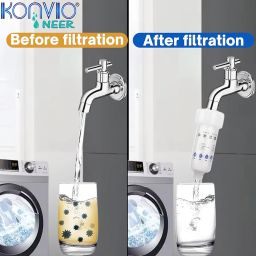 Konvio Neer Spun Filter Cartridge for Water Softener & Washing Machine Filter – Protects Against Limescale, Hard Water & Odor, Comes with 20 Anti-Scalent Balls | Pack of 4 Spun image 2