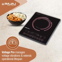 Bajaj ICX 200FP 2000 W Induction Cooktop | 7 Pre-Set Menus | Digital Display | Black |1 Year Warranty | image 2