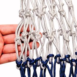 NETYLON Basketball Net Heavy Duty Nylon (2 PCS Net), All-Weather, Tangle-Free & Anti-Whip 12 Loop Replacement Fits Standard Indoor, Outdoor Hoops – Durable (Without Ring) image 4