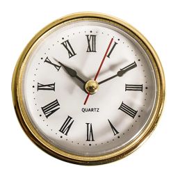 Jazzy Pearls®Round Clock Insert Replacement Repair Part Office Clock Decorative Home 65mm Without Ring|1 Clock Insert image 1
