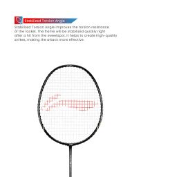 Li-Ning G-TEK GX Graphite Strung Badminton Racquet with Free Racket Cover image 4