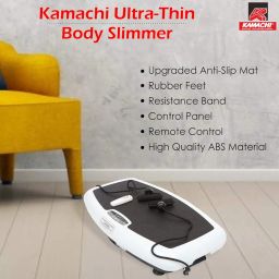 KAMACHI 200W Ultra Thin Full Body Vibration Plate Crazy Fit Massage Exercise Machine, Oscillating Platform Massager with Remote image 1