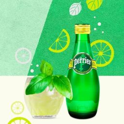Perriers Lime Flavoured Carbonated Mineral Water Refreshing and Invigorating Beverage 4 X 330ml Each image 5