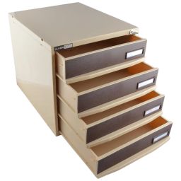 AMS4L Modular System With Lock (Beige,Plastic) image 2