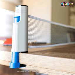 Toyshine Portable Ping Pong Net – Retractable Table Tennis Net for Any Table ,Color May vary (SSTP) image 1