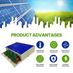 PWM Charge Controller with Mobile Charging - 30 Amps | 12V/300W, 24V/600W | 1-Year Service Warranty image 4